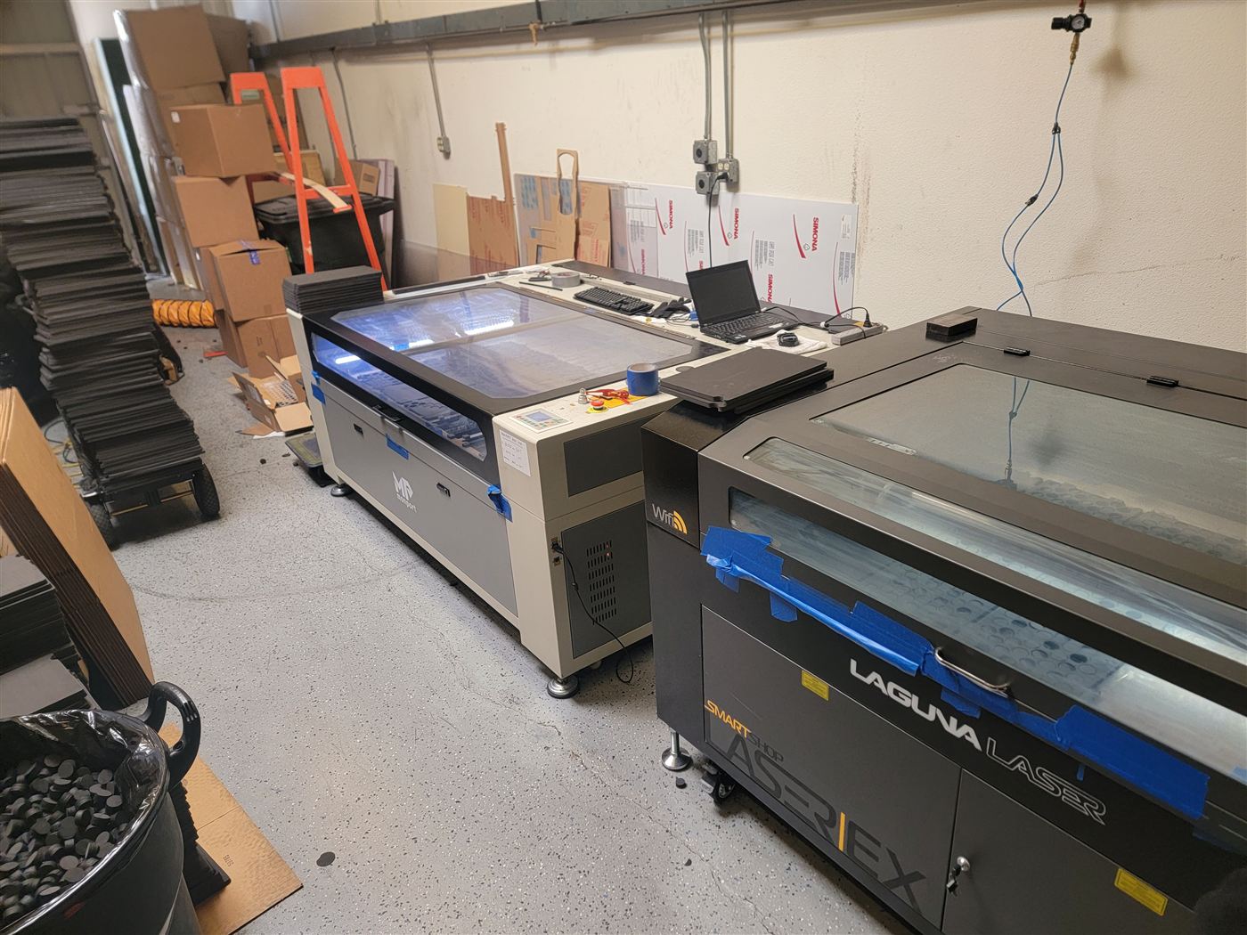Laser cutting and engraving equipment