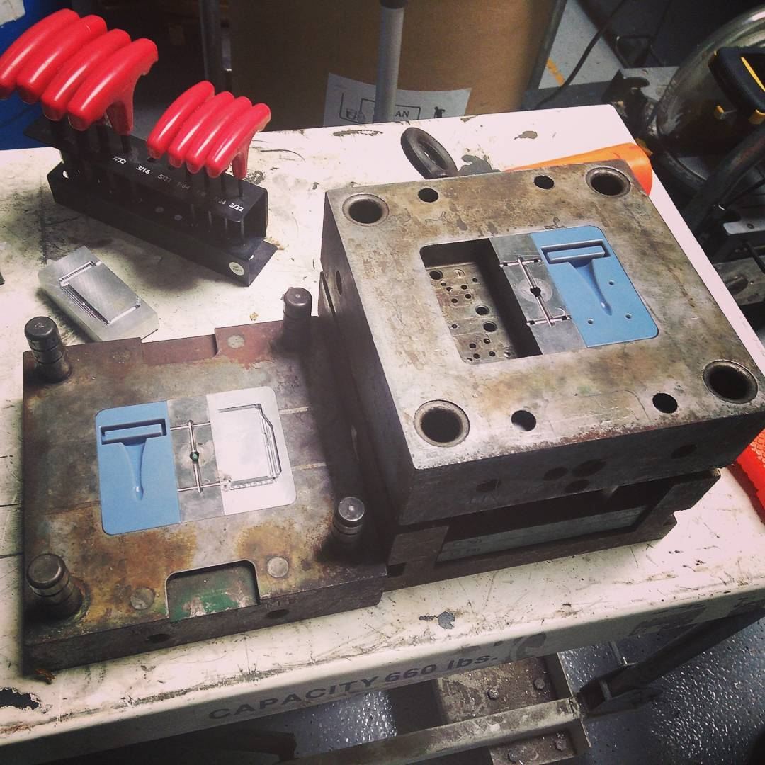 Injection mold tooling in the Tera shop