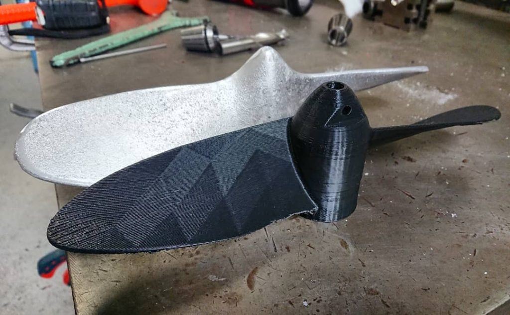 Large 3D-printed prototype parts